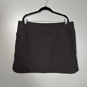 Zeroxposur Black 50+ UPF Protection Outdoor Mini Skort - XXL - Women's Plus Size